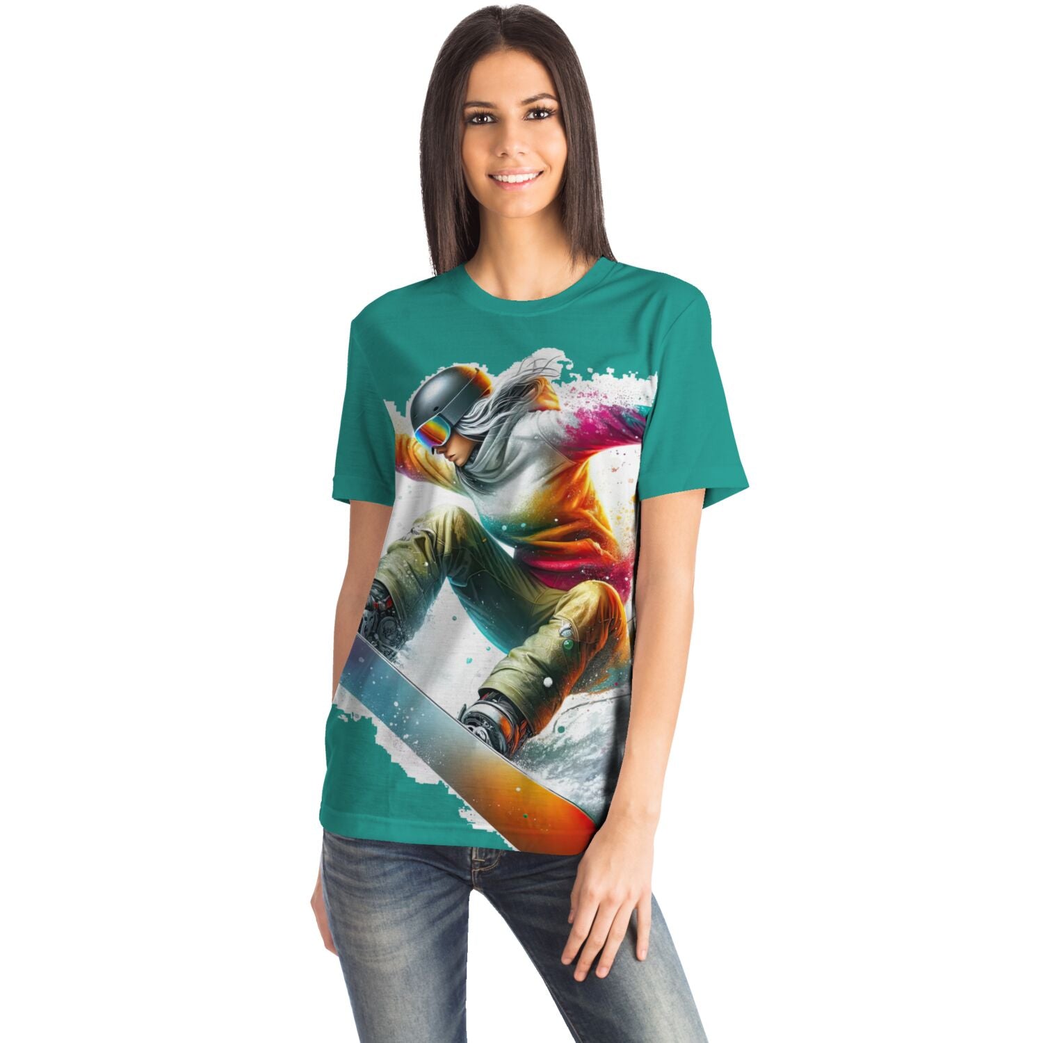 Womens Snowboard T-Shirt
