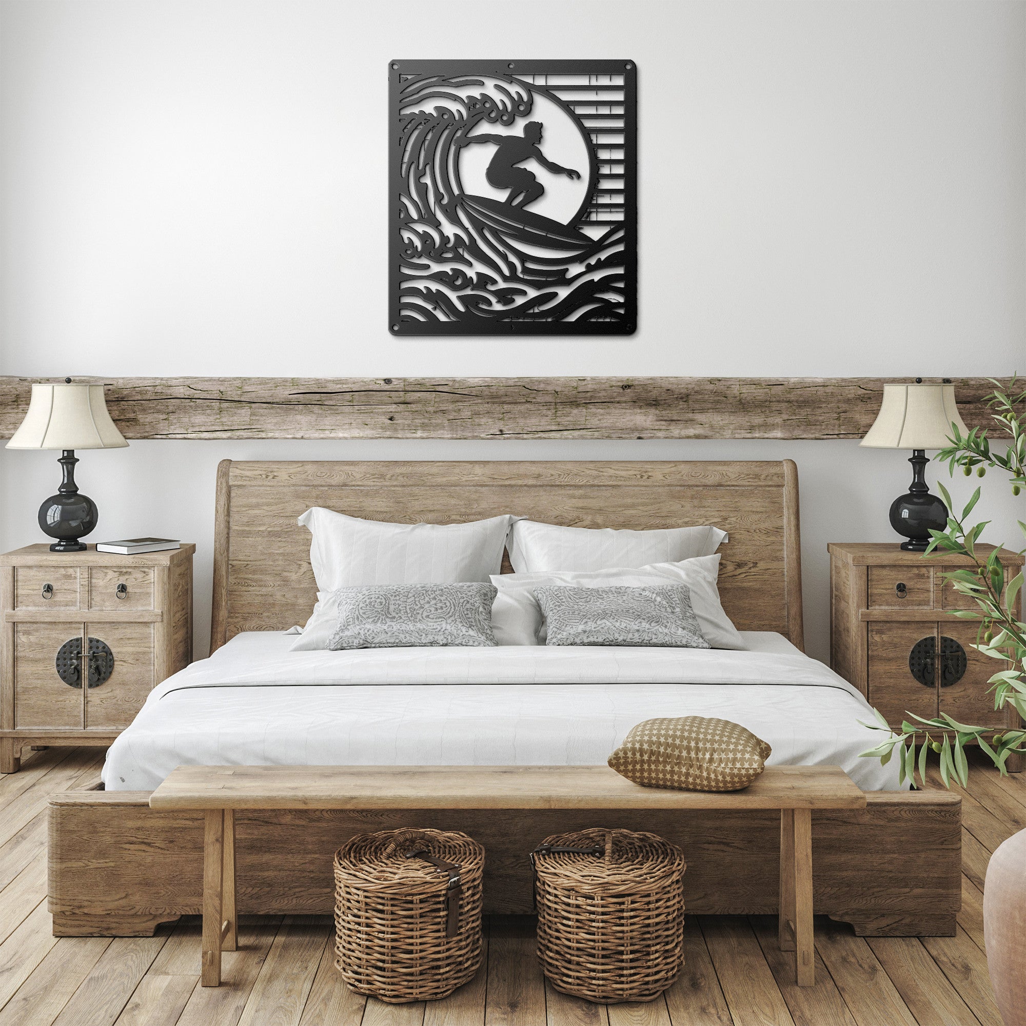 Eternal Wave - Durable Surf-Themed Metal Sign