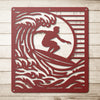 Eternal Wave - Durable Surf-Themed Metal Sign