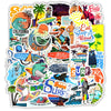 Load image into Gallery viewer, 50 PCS Outdoor Surf Stickers Tropical Beach