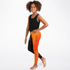 Load image into Gallery viewer, kids leggings black &amp; orange