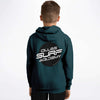 Load image into Gallery viewer, Ollie surf academy kids green hoodie