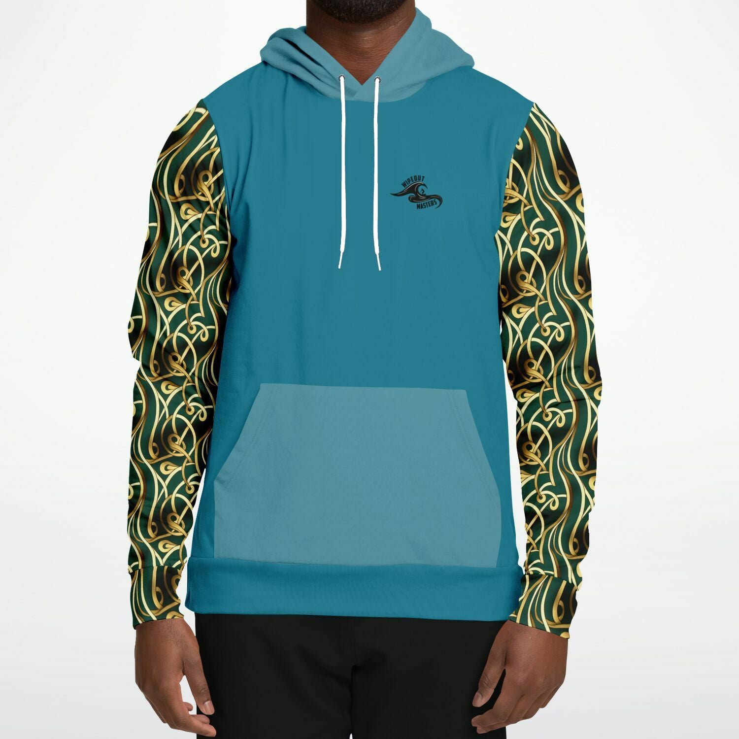Celtic Surf Hoodie with Surfer Graphic - Catch Waves in Style