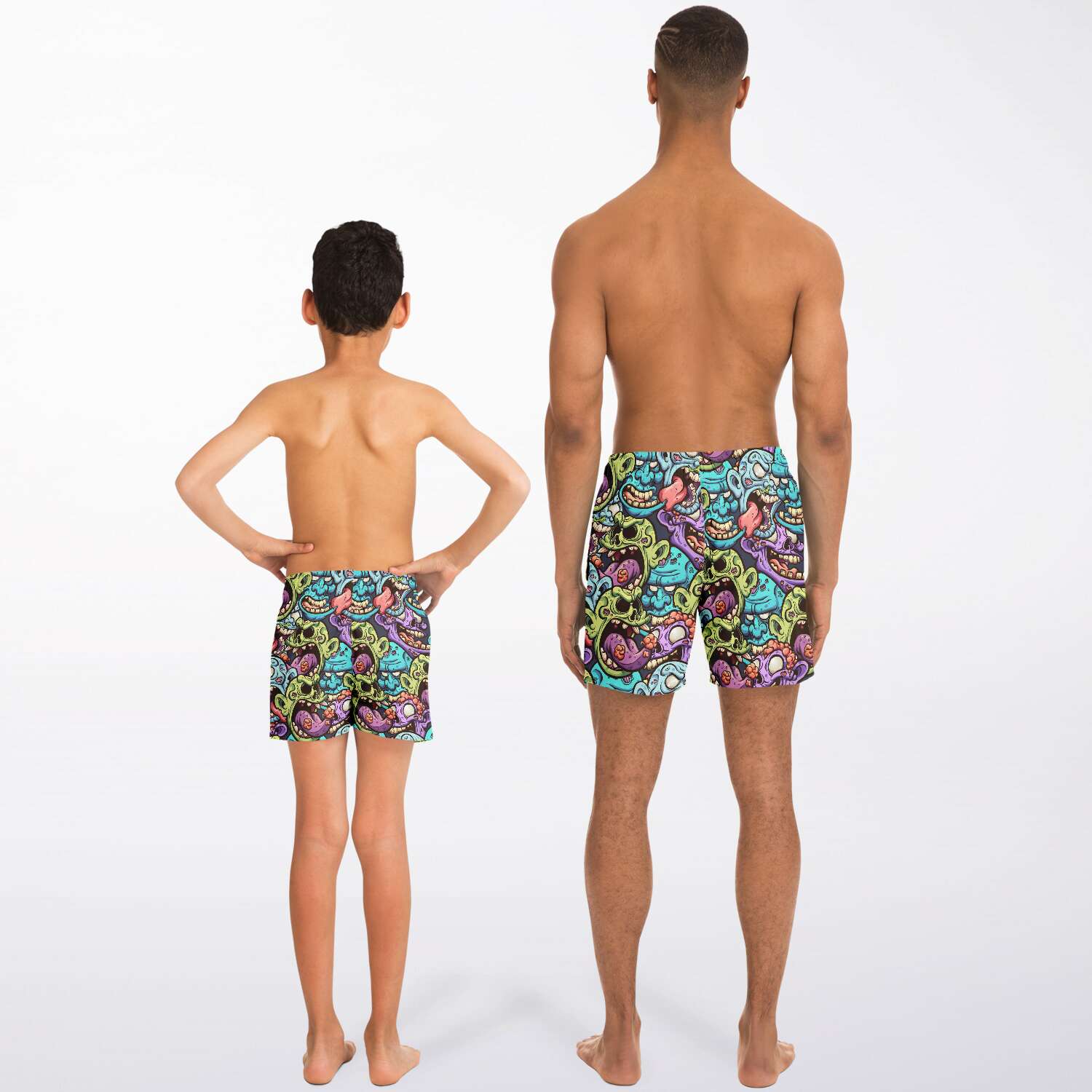 Monsters, Adult & Child Swim Shorts