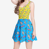 Load image into Gallery viewer, Women&#39;s Retro Casual Flared Skater Dress
