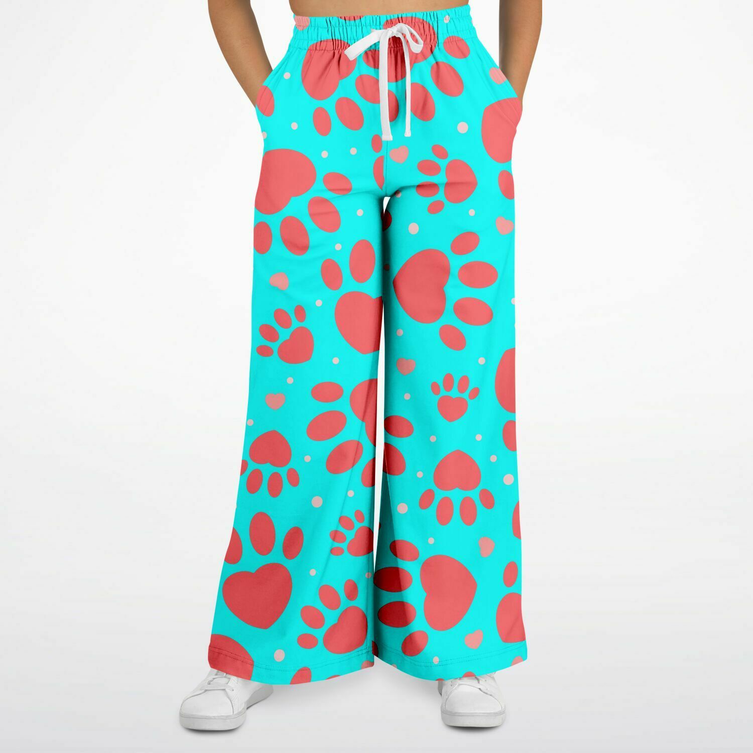 Puppy Love Flared Joggers (turquoise)