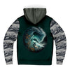 Load image into Gallery viewer, Surfer in a Barrel Microfiber Hoodie: Soft and Durable Fabric with Flawless Graphic