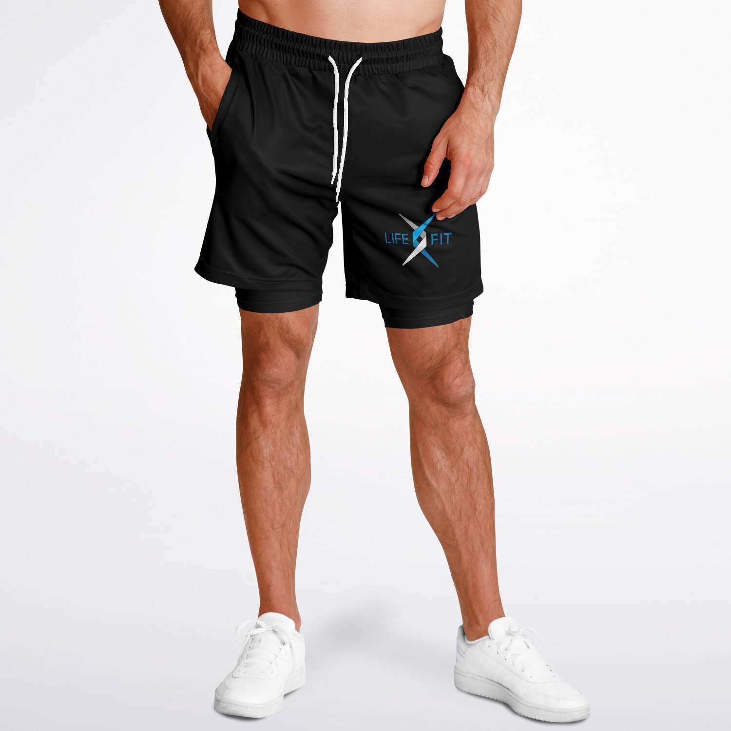 2 in 1 Men's Lifefit Shorts