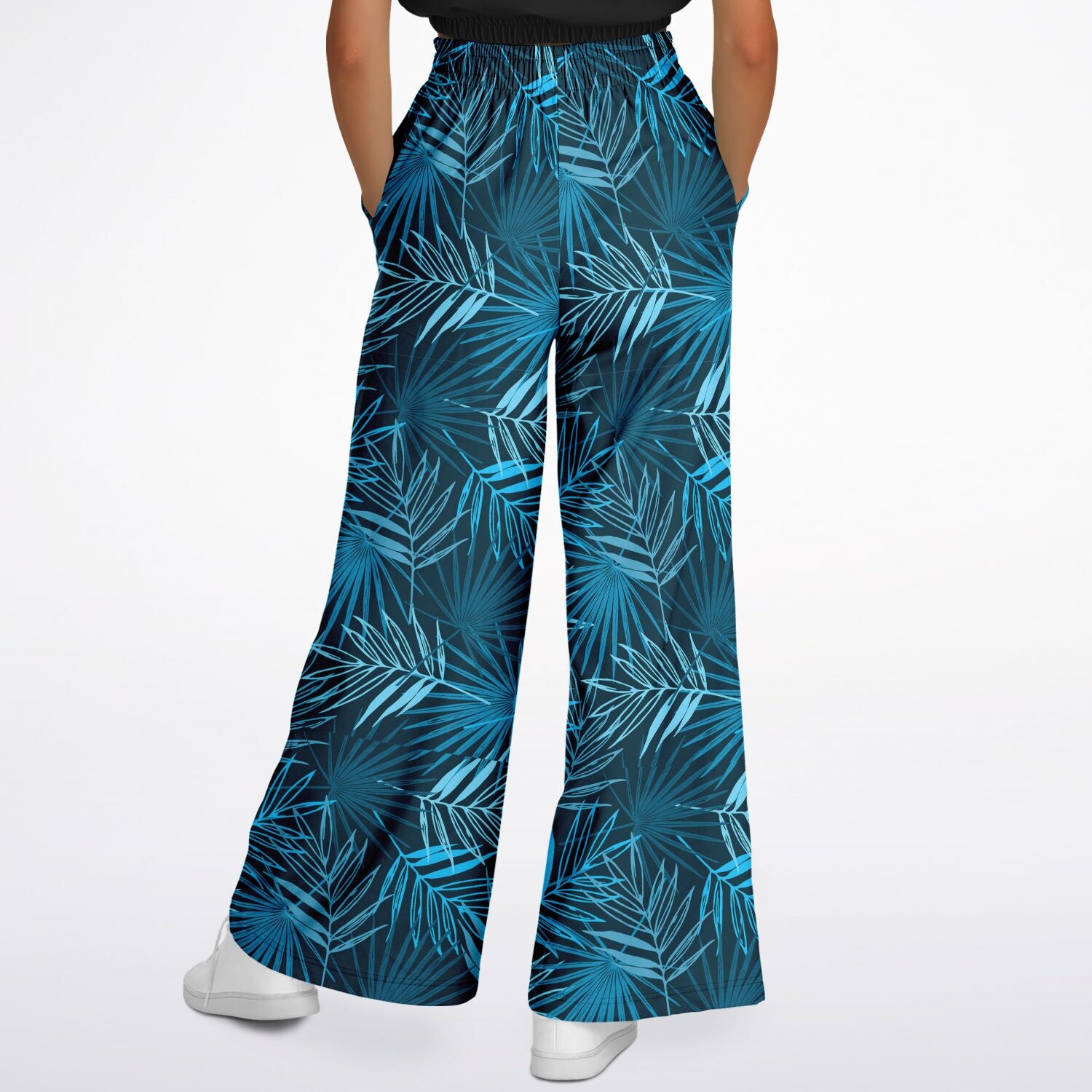 Blue Forest Flared Joggers
