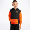 Load image into Gallery viewer, Black &amp; Orange kids hoodie