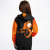 Load image into Gallery viewer, Black &amp; Orange kids hoodie