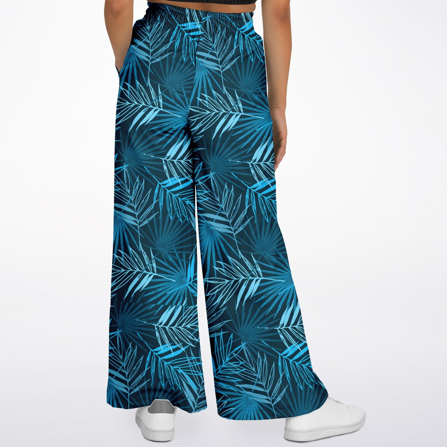 Blue Forest Flared Joggers