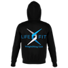 Load image into Gallery viewer, Lifefit Weightlifting club Zip Hoodie