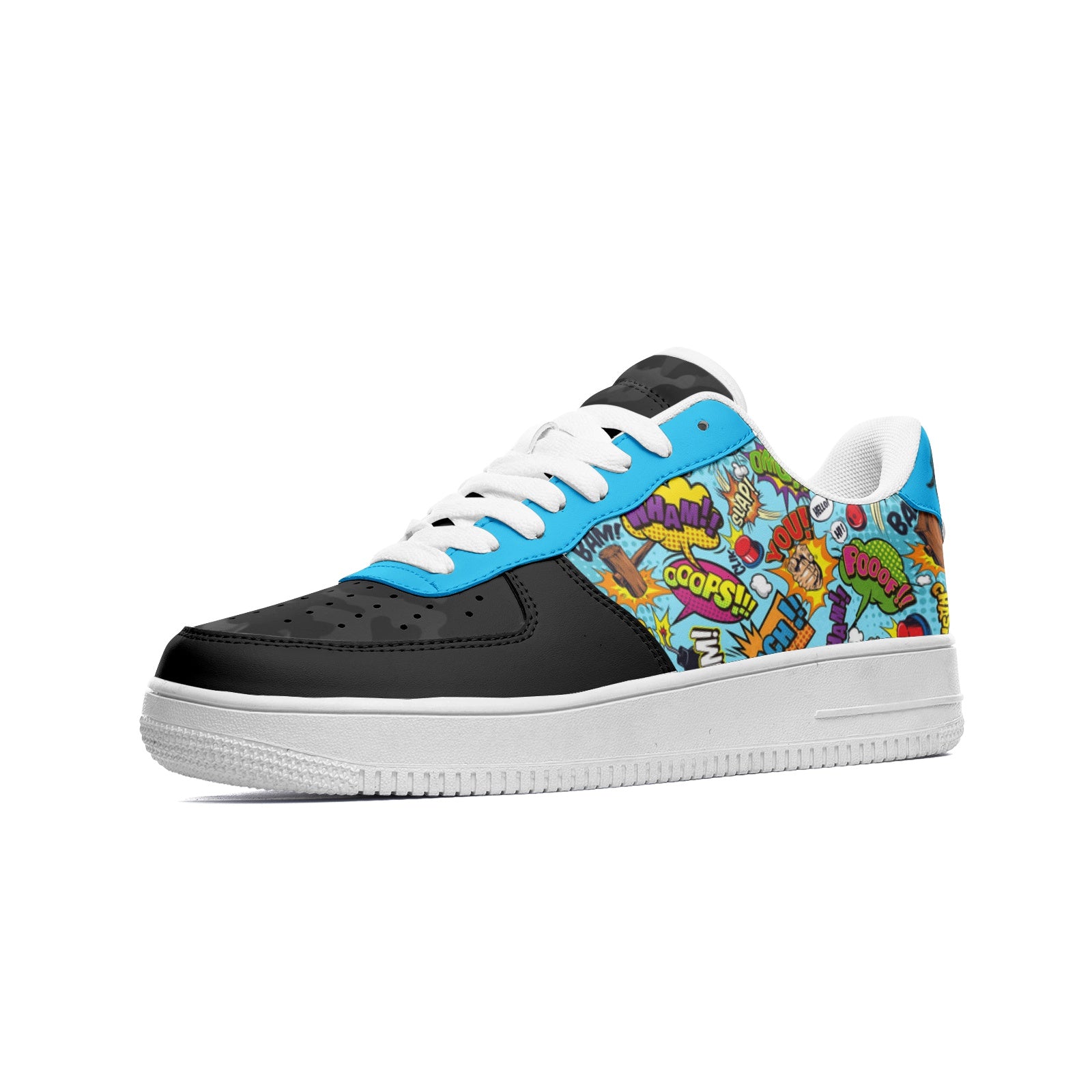 Unsex Cartoon Low Top Leather Sneakers