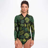 Load image into Gallery viewer, Long Sleeve UPF 50 One Piece Swimsuit