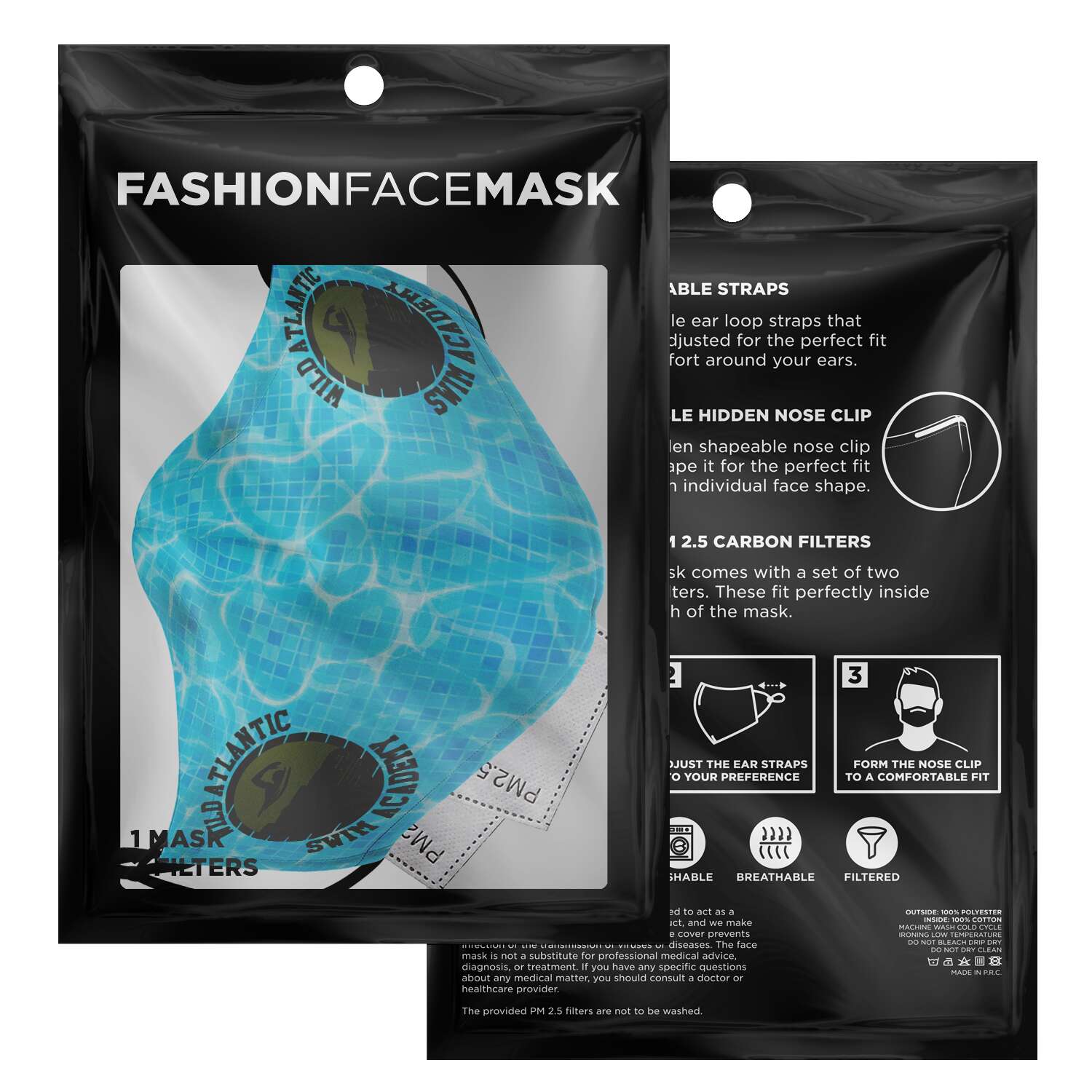 swim academy face mask