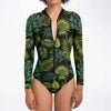 Load image into Gallery viewer, Long Sleeve UPF 50 One Piece Swimsuit