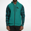 Load image into Gallery viewer, Surfer&#39;s Wave Premium Zip-Up Hoodie with High Definition Printing