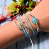 Load image into Gallery viewer, MOON GIRL Turtle Charm Wrap Bracelet