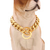 Chishock- Gold Chain Pet Safety Collar