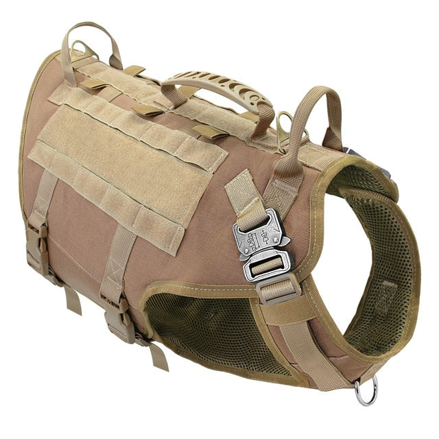 Dog Harness: Tactical Military K9 Working Dog