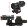 Load image into Gallery viewer, 3X Magnifier Scope Compact Tactical Sight Flip + Holographic 1 x 40 Red/Green Dot
