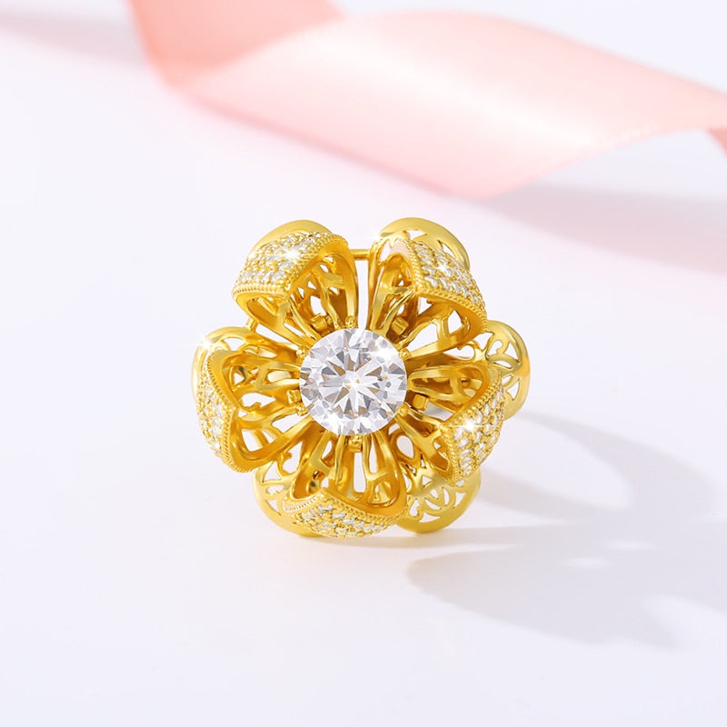 Flocaw-Adjustable Flower Blooming Ring
