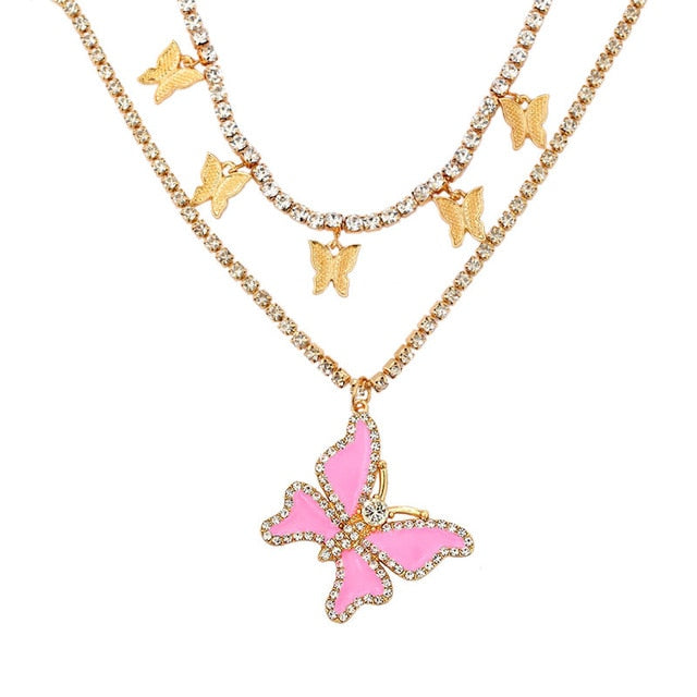 Zirsan- Butterfly Choker Necklace