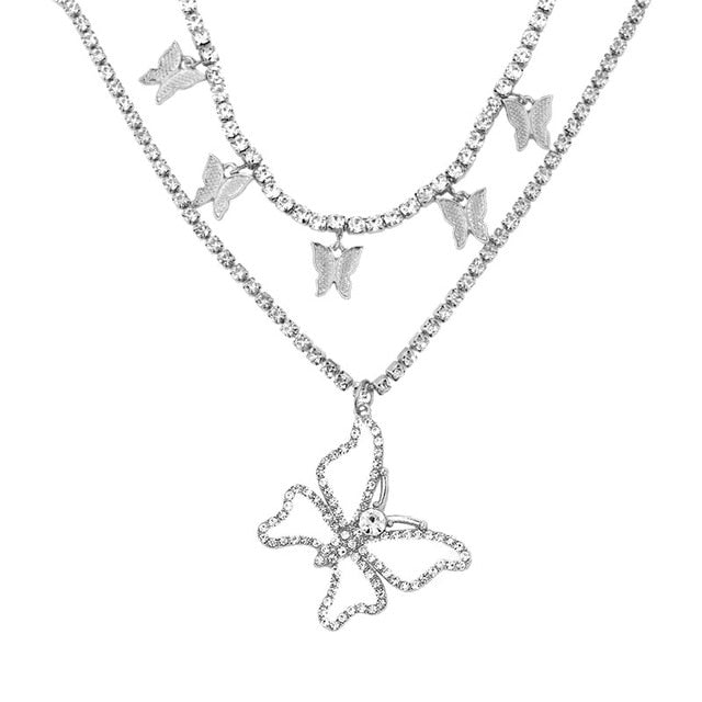 Zirsan- Butterfly Choker Necklace