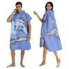Load image into Gallery viewer, Microfiber Large Beach Towel Wetsuit Changing Robe Swimming Dry Robe Hooded Bath Towels Surf Men Women Poncho Quick Dry Bathrobe